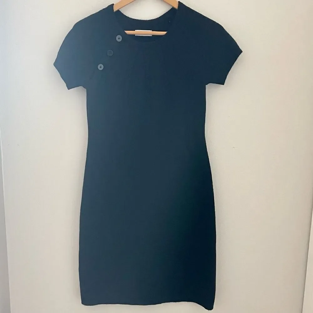 Calvin Klein Dress - merino wool/acrylic - Black - Size Small
